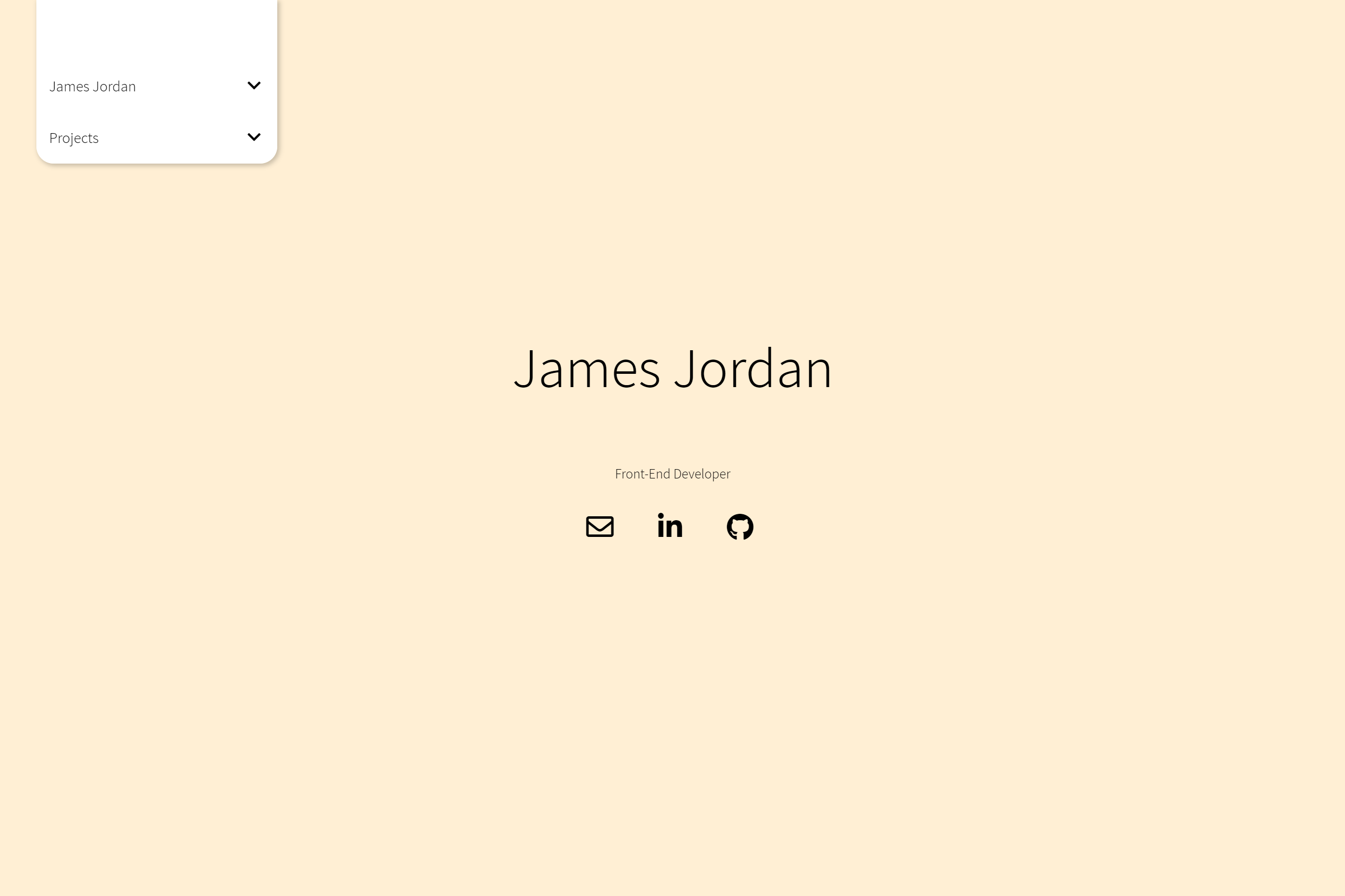 James Jordan site screenshot